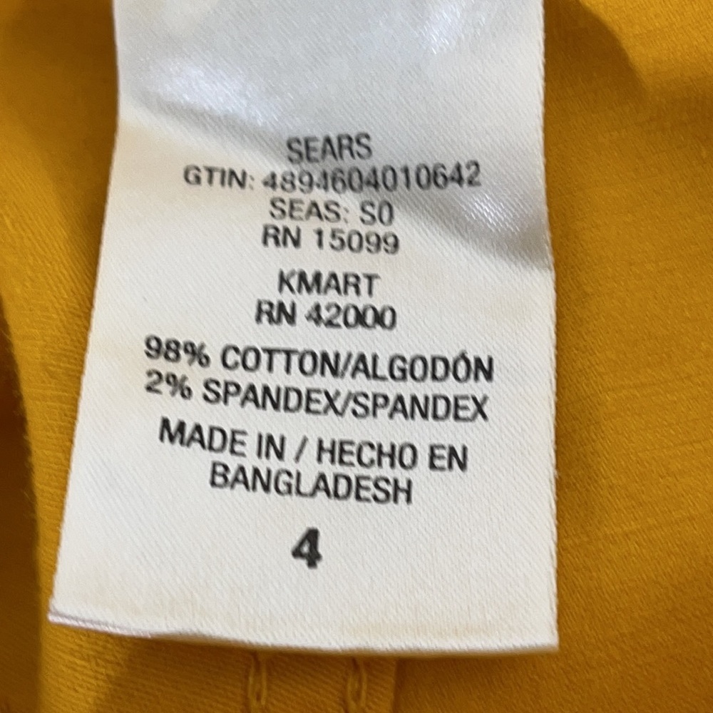 ROEBUCK CO. ANKLE SKINNY UTILITY CHINO ANKLE PANT MID RISE SIZE 4 NEW - Picture 10 of 11